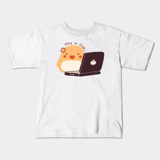 Cramming Mochi Chick Kids T-Shirt